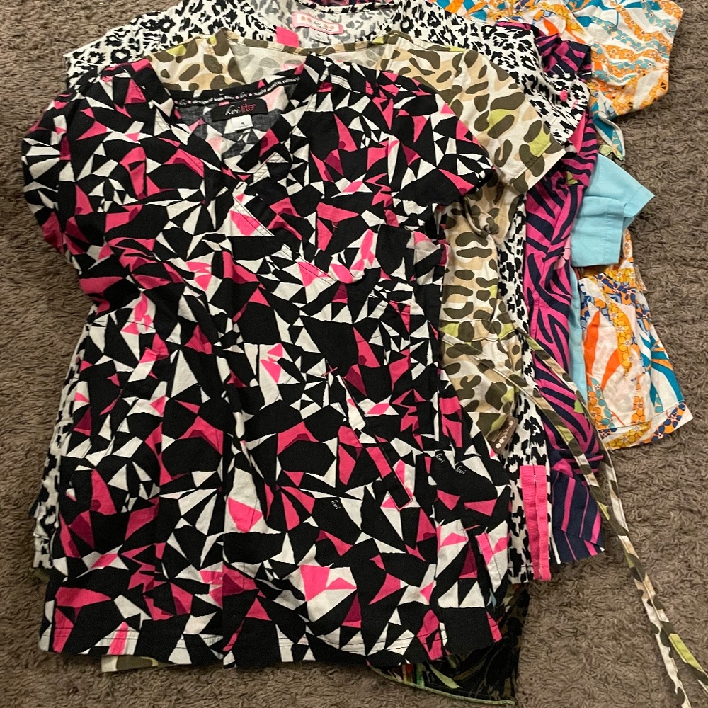 Koi scrub tops